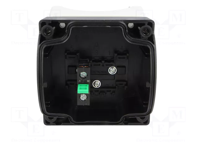 SIEMENS 3SU1.5 Casete de control blanco con 1 botón plano