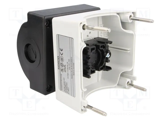 SIEMENS 3SU1.5 Casete de control blanco con 1 botón plano