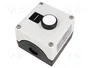 SIEMENS 3SU1.5 Casete de control blanco con 1 botón plano