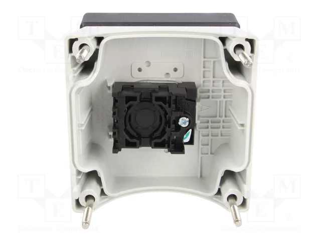 SIEMENS 3SU1.5 Casete de control blanco con 1 botón plano