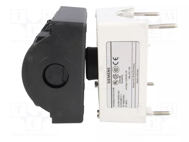 SIEMENS 3SU1.5 Casete de control blanco con 1 botón plano