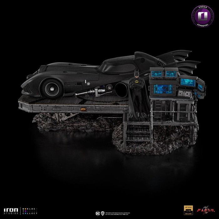 Iron Studios Estatua Art Scale Deluxe 1/10 The Flash Movie Batmobile