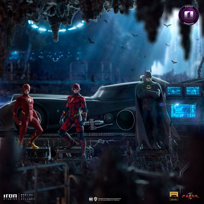 Iron Studios Estatua Art Scale Deluxe 1/10 The Flash Movie Batmobile