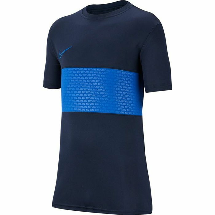 Camiseta de Manga Corta Infantil Nike Dri-FIT Academy Azul Camiseta de Manga Corta Infantil Nike Dri-FIT Academy Azul