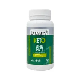 Drasanvi Bhb 60 Cápsulas Complemento Alimenticio Keto BHB Complex con Hidroxibutirato, MCT y Vinagre de Manzana para Dieta Cetogénica