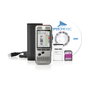 Philips DPM 7200/02 Grabador de voz digital con pantalla 2.4", 32 GB, memoria expansible SD/SDHC, batería recargable
