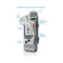 Philips DPM 7200/02 Grabador de voz digital con pantalla 2.4", 32 GB, memoria expansible SD/SDHC, batería recargable