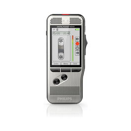 Philips DPM 7200/02 Grabador de voz digital con pantalla 2.4", 32 GB, memoria expansible SD/SDHC, batería recargable