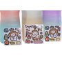 DKD Home Decor Set de 3 Botellas de 2000 ml Surtidas Libres de BPA