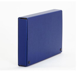 Pardo Caja de proyectos con broches extra azul 320x245mm