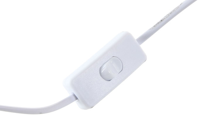 DKD Home Decor Lámpara de sobremesa de cerámica y fibra Blanco DKD Home Decor Lámpara de sobremesa de cerámica y fibra Blanco