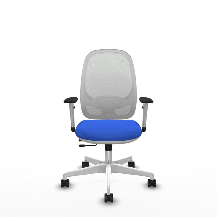 PIQUERAS Y CRESPO Silla de oficina Cilanco con mecanismo Sincro/Traslack, Azul y Blanco PIQUERAS Y CRESPO Silla de oficina Cilanco con mecanismo Sincro/Traslack, Azul y Blanco