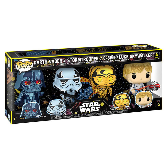 Funko Star Wars Blister 4 Figuras POP Exclusive Funko Star Wars Blister 4 Figuras POP Exclusive