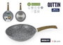 Inde Sartén 26 cm Aluminio Forjado con Mango de Acero y Revestimiento Antiadherente Absolut Quttin (6 Unidades)
