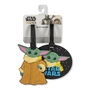 PEERS HARDY Set 2 Etiquetas de Equipaje Grogu The Mandalorian Star Wars de Silicona