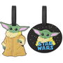 PEERS HARDY Set 2 Etiquetas de Equipaje Grogu The Mandalorian Star Wars de Silicona