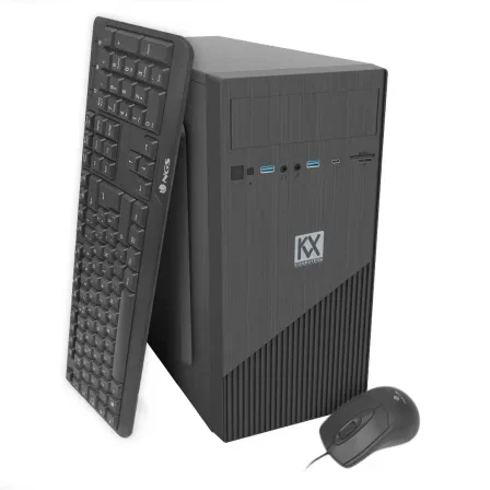 KVX PC KVX Xline 4 Ordenador de Sobremesa Intel Core i3-14100F, 8GB RAM, 512GB SSD, GeForce GT 710 2GB, Sin SO, Ref: KVX-002042