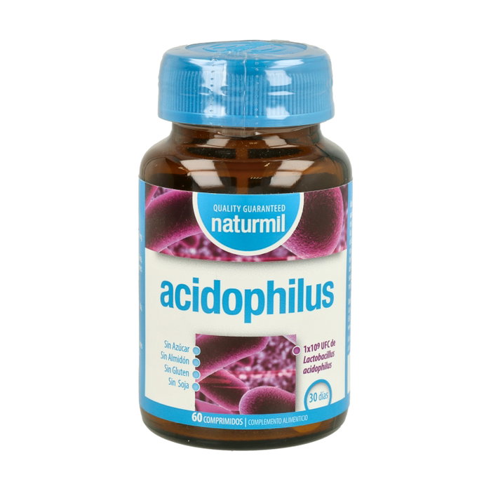 Naturmil Acidophilus 60 cápsulas - Favorece la flora intestinal Naturmil Acidophilus 60 cápsulas - Favorece la flora intestinal