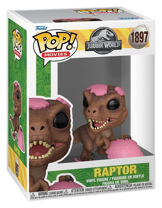 Funko Jurassic Park Figura POP! Movies Vinyl SPRG- Raptor 9 cm