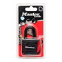 Master Lock Candado de acero laminado y protección termoplástica, 40 mm