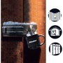 Master Lock Candado de acero laminado y protección termoplástica, 40 mm