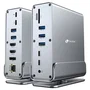 Leotec Docking Station 15 en 1 LEDS06 Gris
