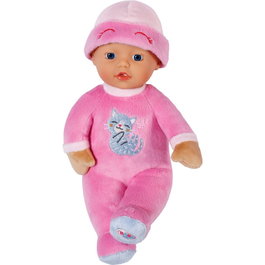 MGA Muñeco Baby Born Rosa Dormilón de 30 cm con Pijama y Gorrito de Peluche - Juguete Bebé