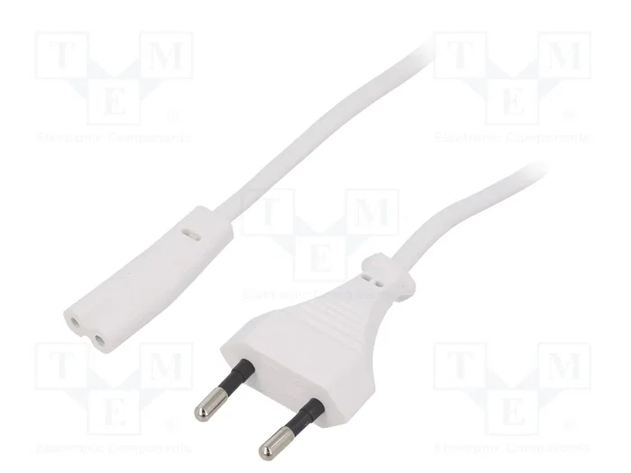 GEMBIRD Cable de corriente 2c blanco (cable de 8) GEMBIRD Cable de corriente 2c blanco (cable de 8)