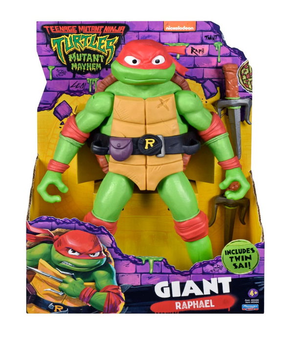 Ninja Turtles: Caos Mutante Figura Giant Raphael 30 cm