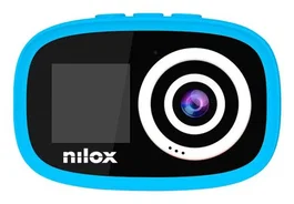 Nilox ACTION CAM KIDS - Cámara de acción infantil con pantalla LCD 2", Full HD 1280x960p, 12 MP CMOS, resistente agua IP67, color Azul