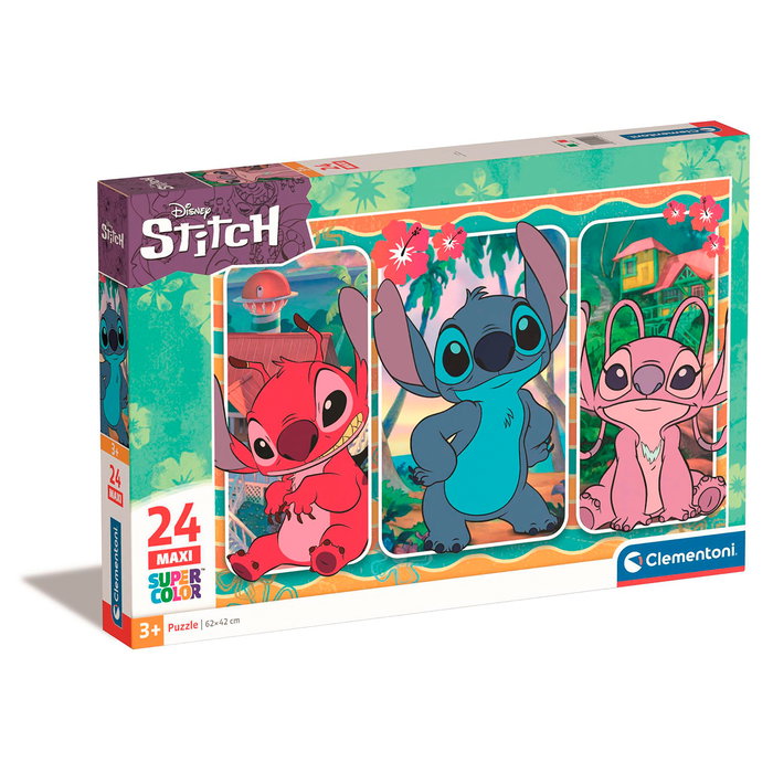 CLEMENTONI Puzzle Maxi Stitch Disney 24 Piezas