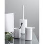 Wenko Escobillero wc Davos Blanco Mate 24830100 - Escobillero para Baño en Polipropileno Mate