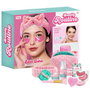 Nice Set Cuidado Facial Completo Incluye Hidratante, Limpiador, Cinta Pelo, Esponjas, Bolsito, Espátula, Parche Ojos y Mascarilla