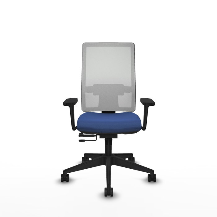 PIQUERAS Y CRESPO Silla de oficina Horna Azul marino y Blanco