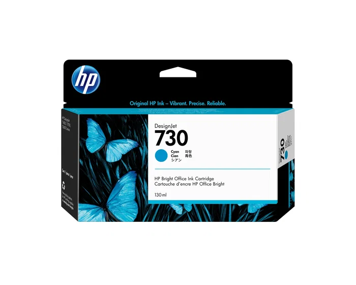 HP Cartucho de tinta DesignJet 730 Cian 130 ml HP Cartucho de tinta DesignJet 730 Cian 130 ml