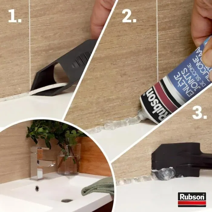 Rubson Herramienta para quitar juntas de servicio fácil, para mejor adhesión de junta nueva