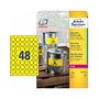 AVERY Zweckform Etiquetas de película resistentes al agua 30,0 x 30,0 mm