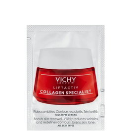 COLLAGEN SPECIALIST, Colágeno, Antiarrugas, Noche, Crema, Para la cara, 1.5 ml *Muestra