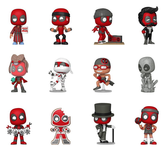 Marvel Comics Mystery Minis Minifiguras 5 cm Deadpool Series 5 Expositor (12)