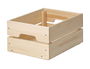 Inde Caja Madera Apilable 31 cm x 23 cm x 15 cm (4 Unidades)