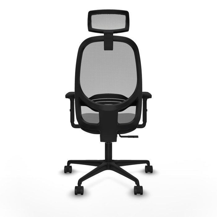 PIQUERAS Y CRESPO Silla de oficina Cilanco con mecanismo Sincro, Negro y Gris