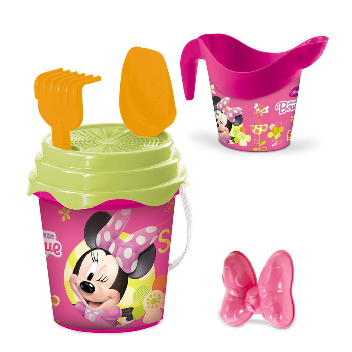 Unice Cubo Playa Castillo Minnie con accesorios de 18 cm