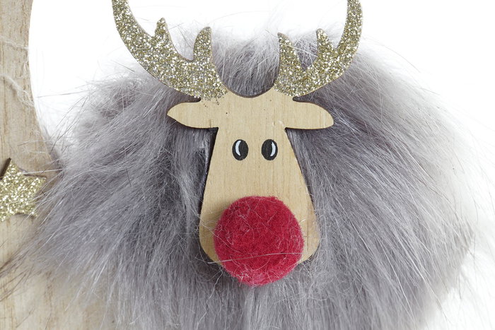 DKD Home Decor Figura Navidad Alpina Blanco Gris Mdf Poliester 8 x 13.5 x 13 cm (12 Unidades) DKD Home Decor Figura Navidad Alpina Blanco Gris Mdf Poliester 8 x 13.5 x 13 cm (12 Unidades)