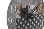 DKD Home Decor Reloj de Pared Shabby Multicolor Gatitos MDF 34 x 34 x 4 cm (3 Unidades)
