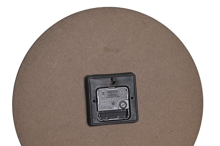 DKD Home Decor Reloj de Pared Shabby Multicolor Gatitos MDF 34 x 34 x 4 cm (3 Unidades)