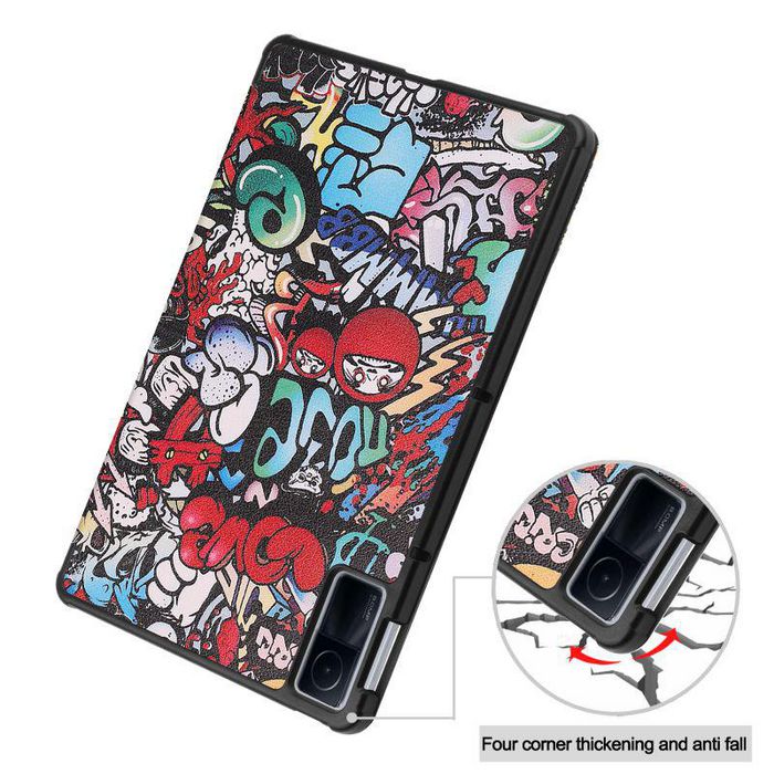 CoreParts Funda Rígida Tri-fold Estilo Grafiti para Xiaomi Redmi Pad 10.61 2022 CoreParts Funda Rígida Tri-fold Estilo Grafiti para Xiaomi Redmi Pad 10.61 2022