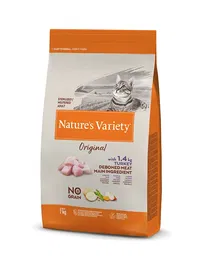 Nature's Variety Cat No Grain Steril Pavo 7 kg Comida para Gatos Sin Granos Esterilizados con Pavo