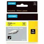 Dymo Rhino ID1-12 Cinta Termorretráctil Negro sobre Amarillo 12mm x 1,5m