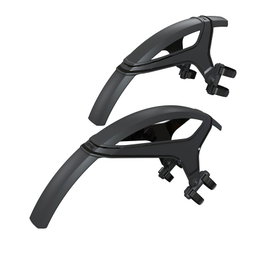 Zefal Deflector M65 Guardabarros Delantero y Trasero Bicicleta Montaña 26-29" Neumáticos Hasta 65mm PVC