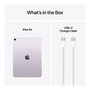 Apple iPad Air (6ª Gen, 2024) - Tablet 11" Liquid Retina con chip M3, 8GB RAM, 256GB, 5G, Color Púrpura, compatible con Apple Pencil Pro - iPadOS 18